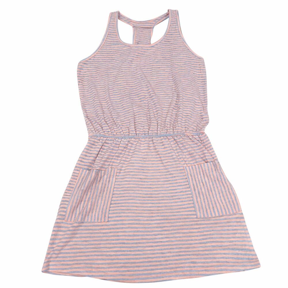 Cupshe striped racerback sundress beach cover up. Pink and blue Women XS